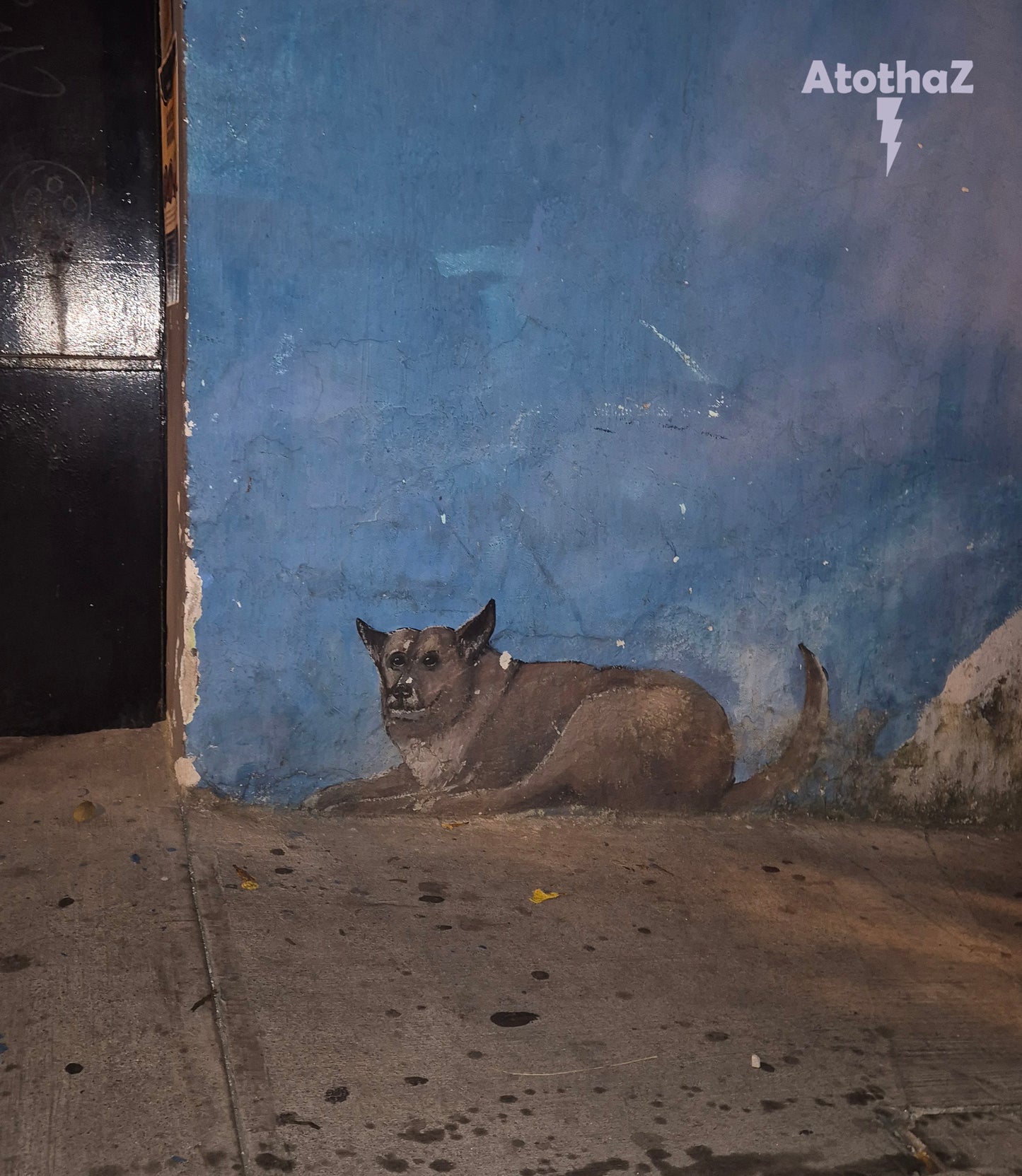 A to tha Z® Dog Painting Long Sleeve Tee - 2 Colors