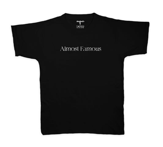 A to tha Z® Almost Famous - Jet Black Tee