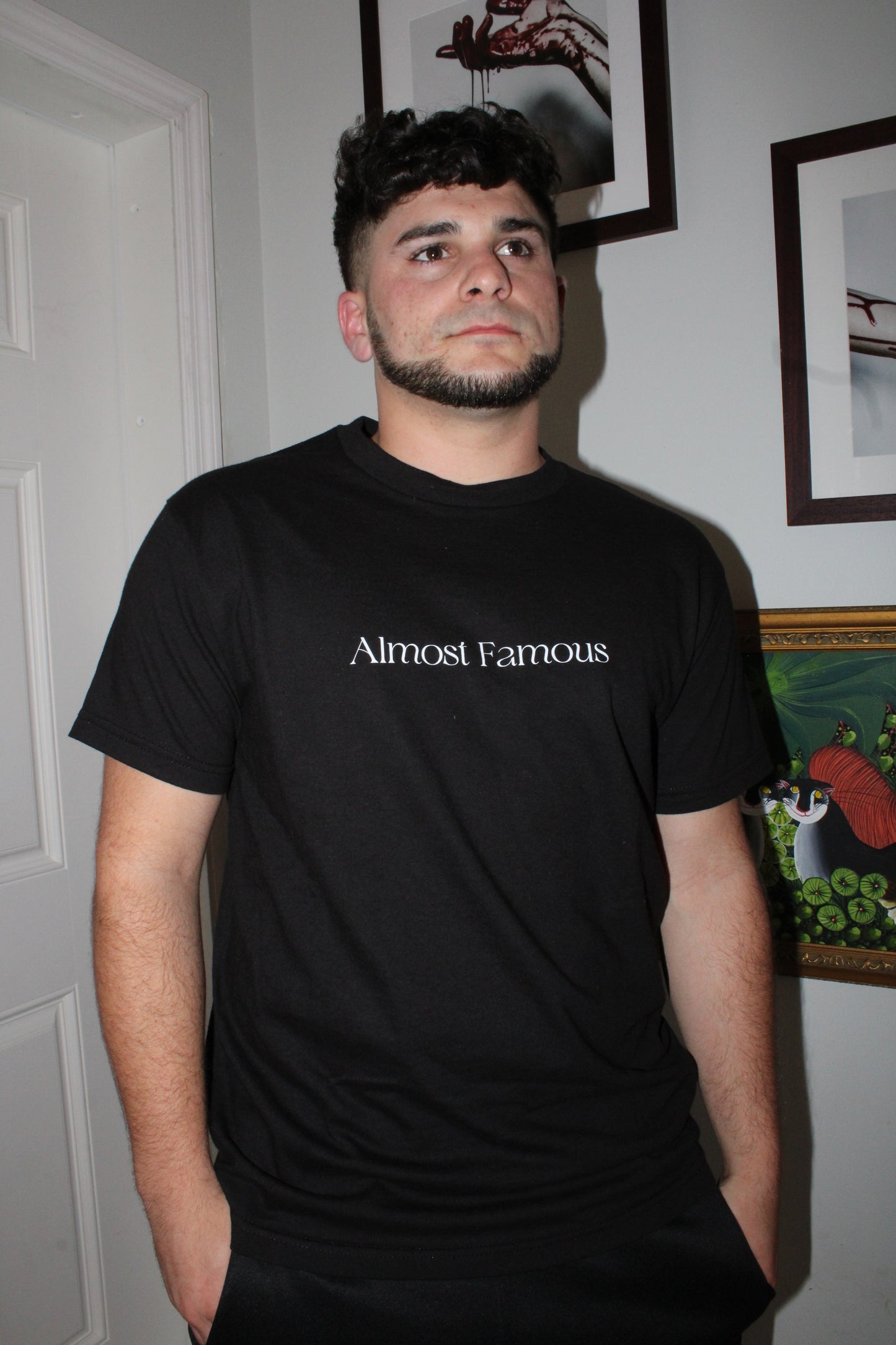 A to tha Z® Almost Famous - Jet Black Tee