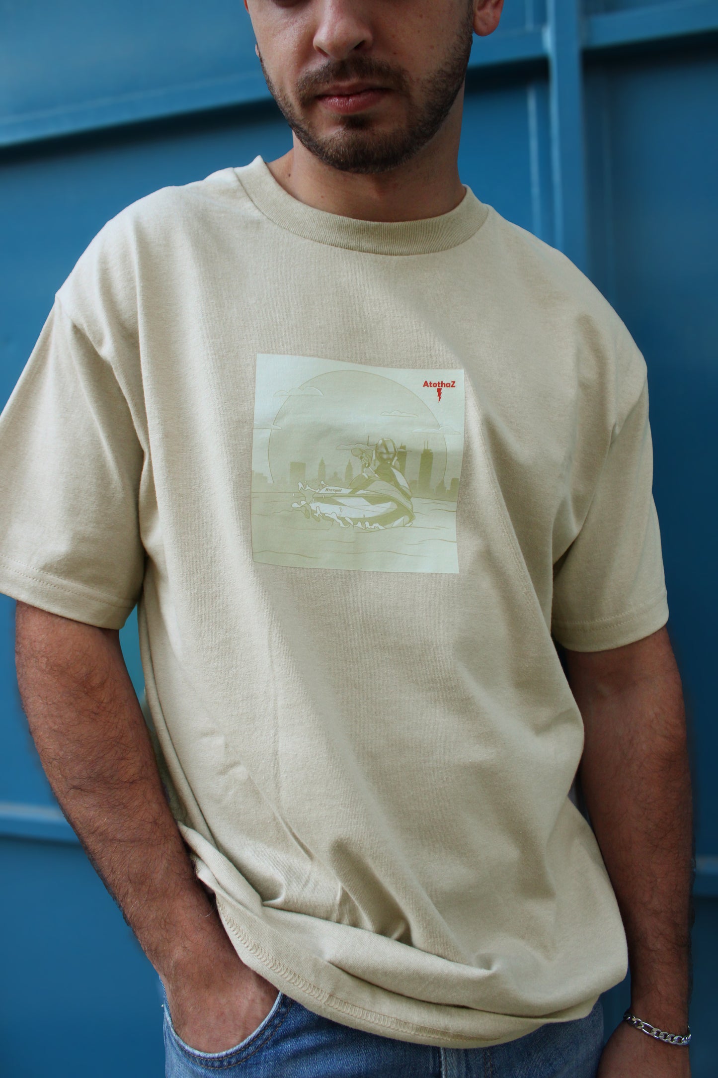 A to tha Z® Wave Runner - Sand Tee