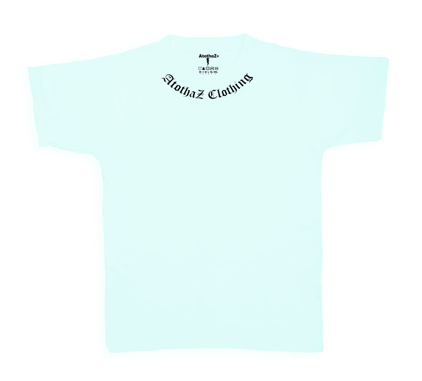 A to tha Z® Black Neck Logo Tee - 4 Colors