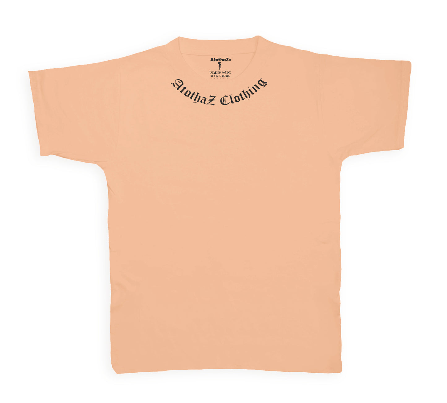 A to tha Z® Black Neck Logo Tee - 4 Colors