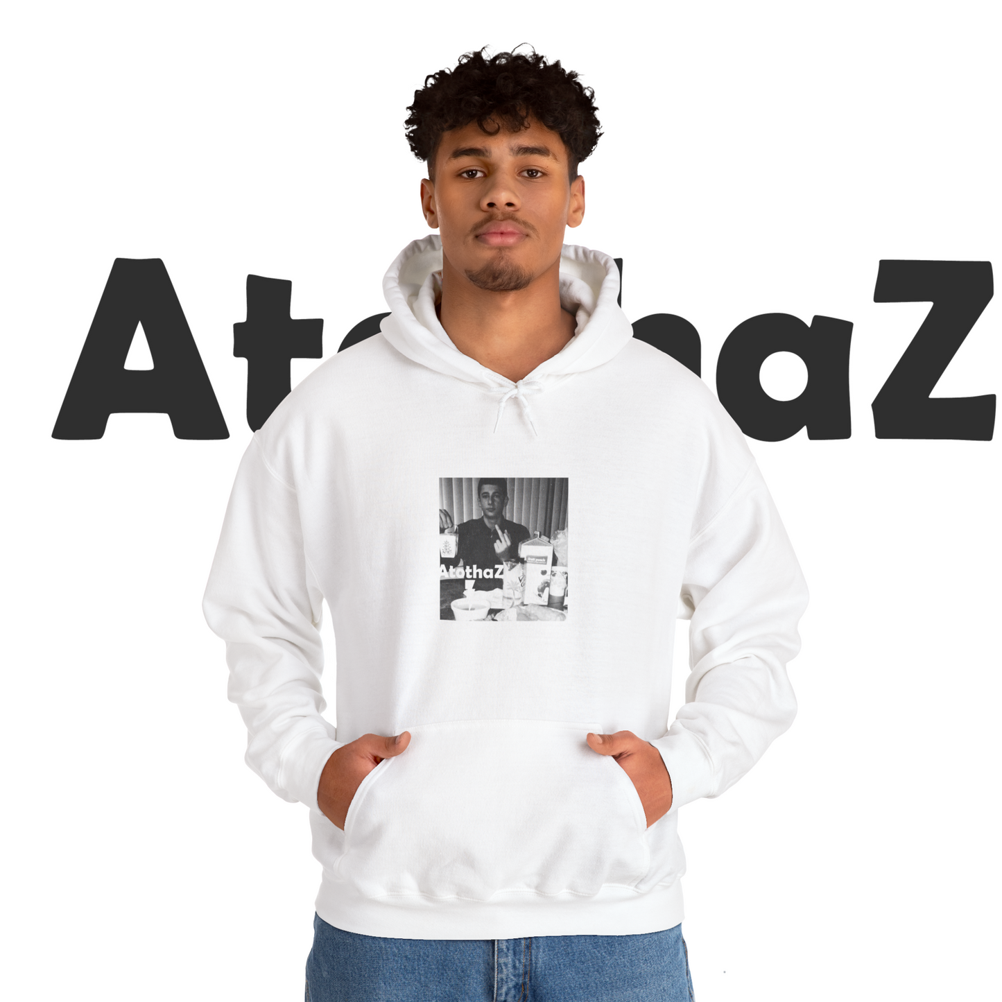 A to tha Z® Chinese Takeout - Cream White Hoodie